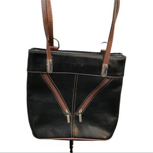 𝅺pelle Leather Cross Body Purse EUC